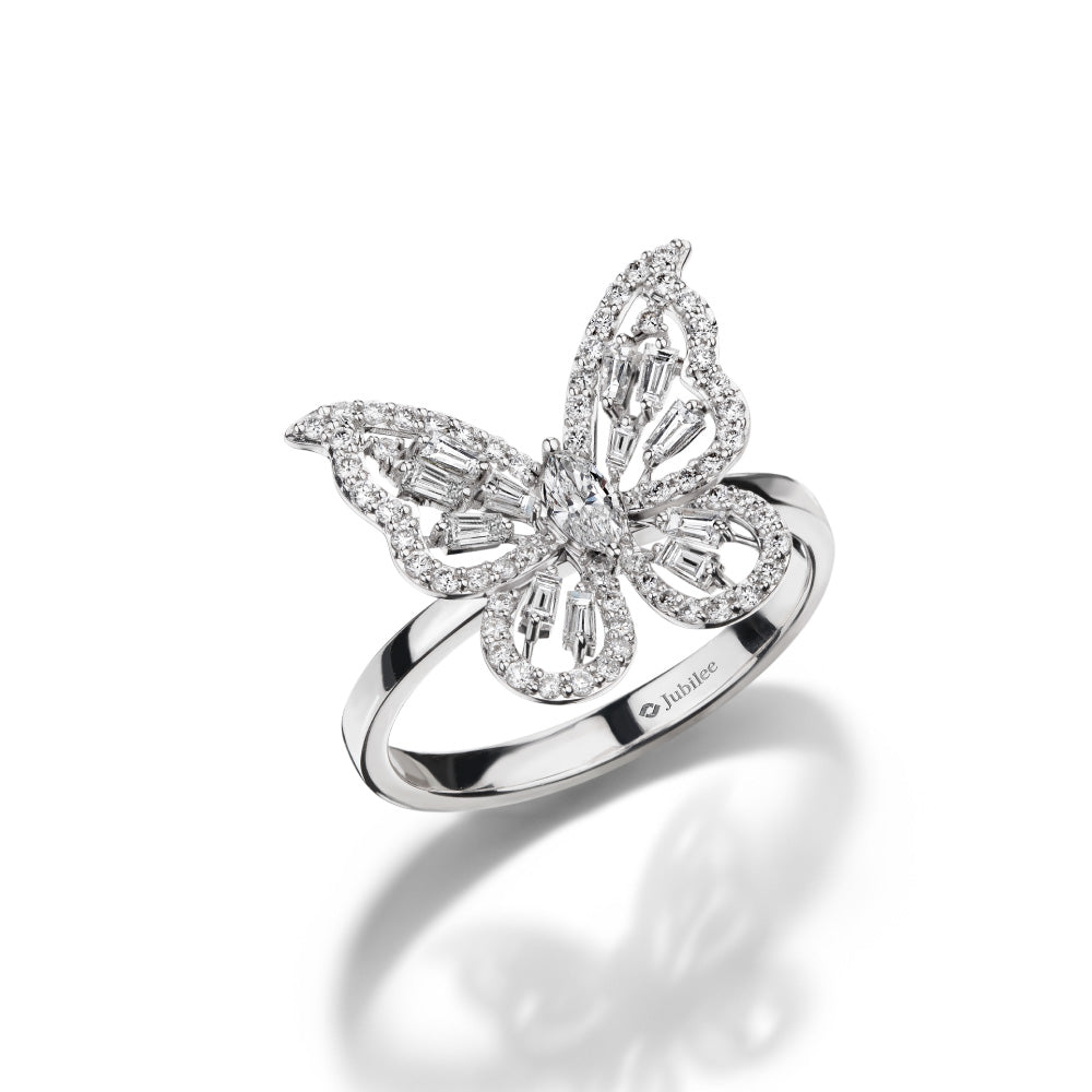 Petite Butterfly Glimmer Ring