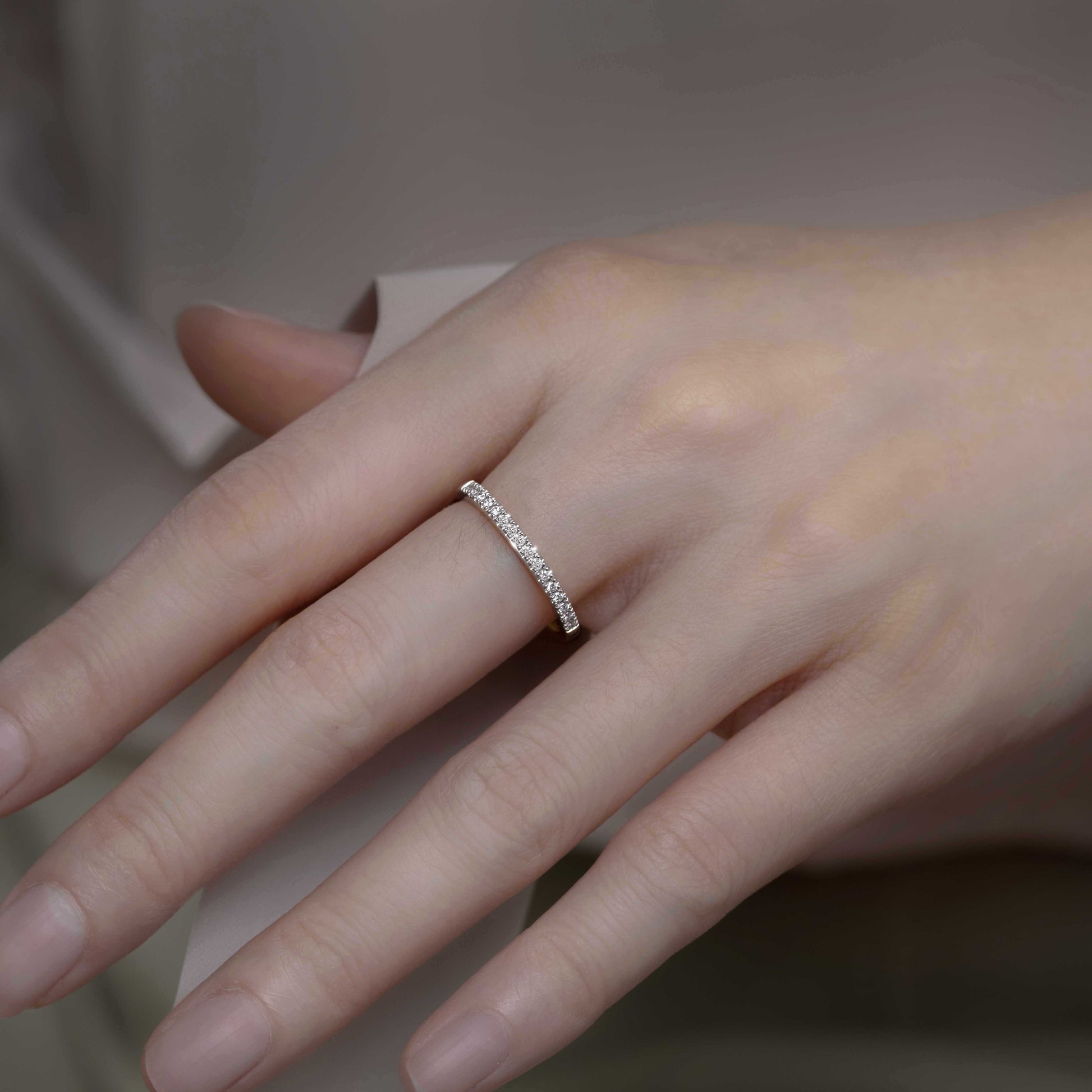 แหวนเพชร Diamond Line Ring