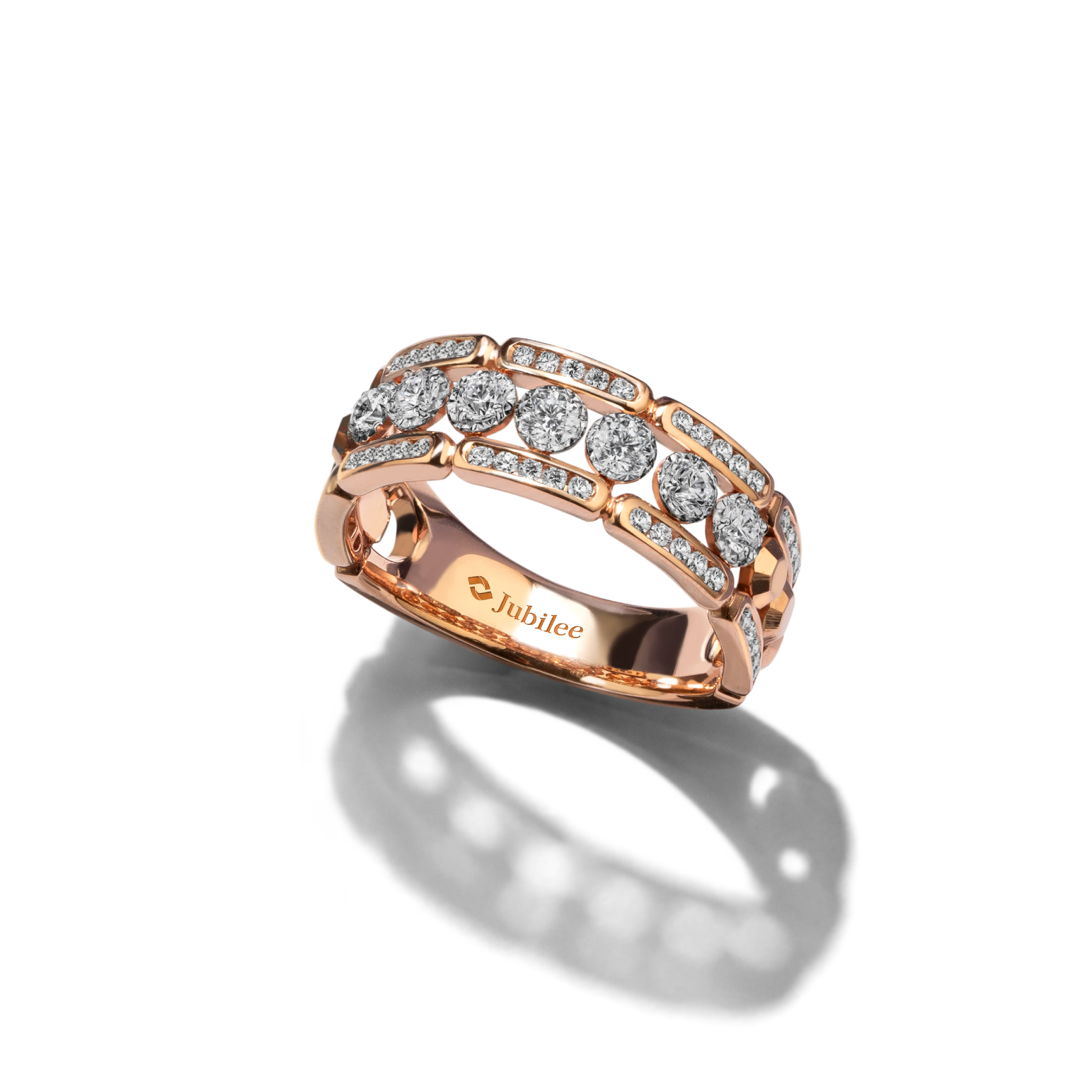 Treillage Glam Baroque Diamond Ring