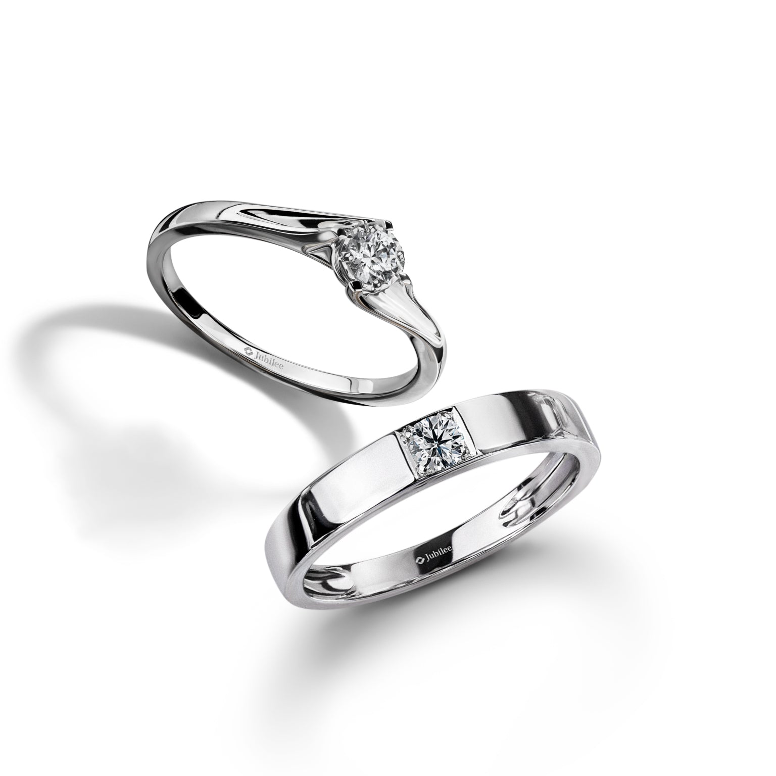 Journey of Love Solitare Ring &amp; Padriac Diamond Ring