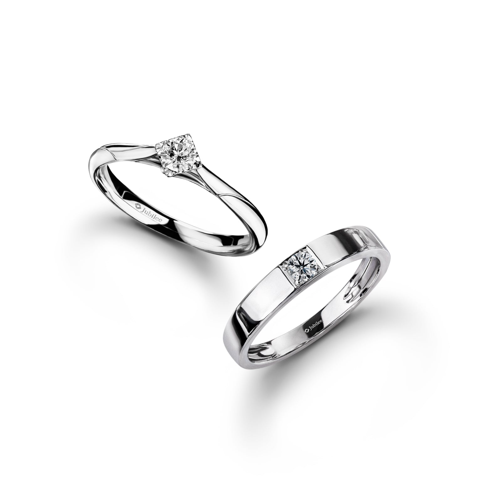 แหวนเพชร Love Blooming Solitaire Ring & Padriac Diamond Ring